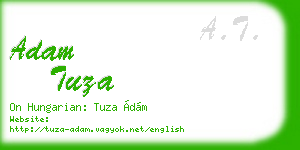 adam tuza business card