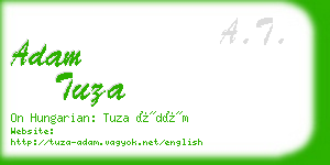 adam tuza business card